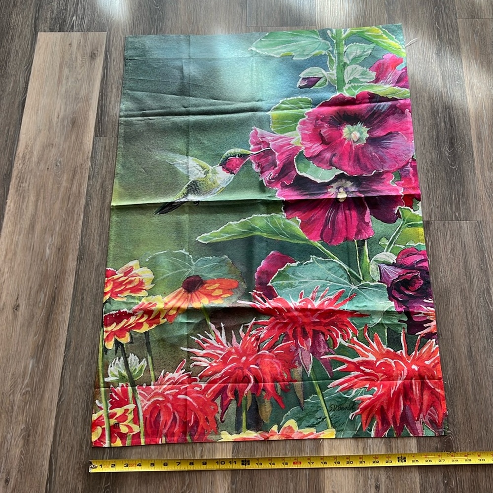 Large spring Garden flag